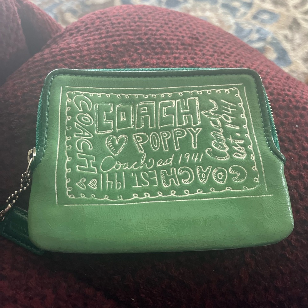 Green coach Poppy wallet